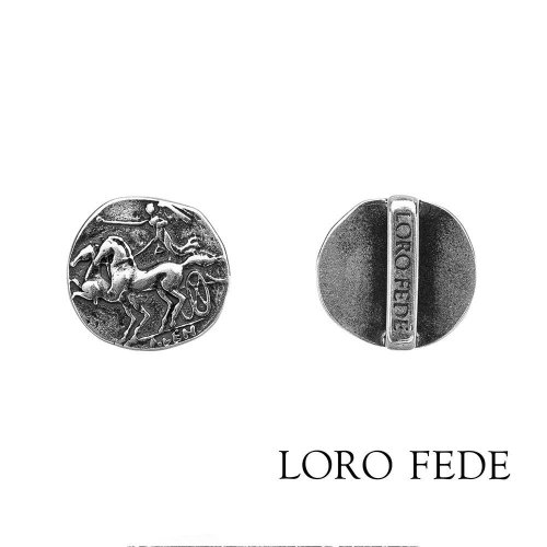 Сет - медальон LORO FEDE Колесница, серебро 925 и браслет из натуральной кожи фото 1 Аmorem