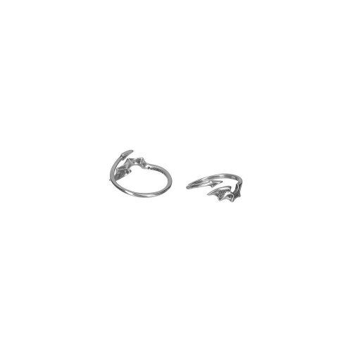 Парные кольца Хвост дракона, серебро 925 фото 2 Аmorem