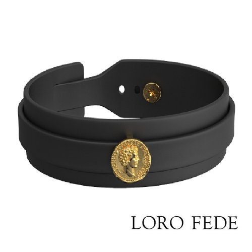 Сет - медальон LORO FEDE Аврелий, золото 585 и браслет из натуральной кожи фото 1 Аmorem