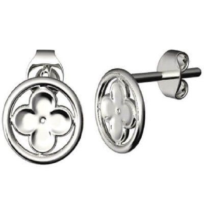 Пусеты Сирень, серебро 925