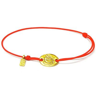  Браслет Кофе в постель, золото 585