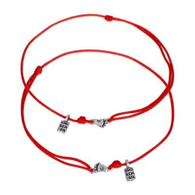 Парные браслеты Детство, серебро 925 