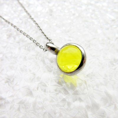 Колье Энергия знания, цитрин 8 мм, серебро 925