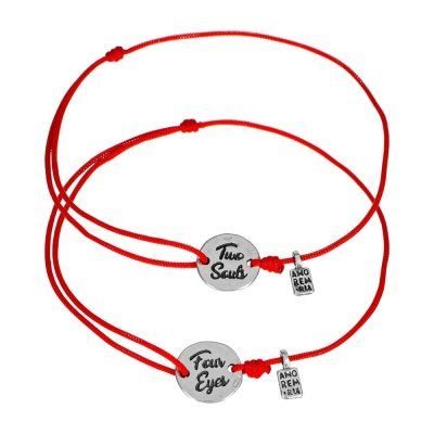 Парные браслеты Две Души, Четыре Глаза. Four Eyes, Two Souls.