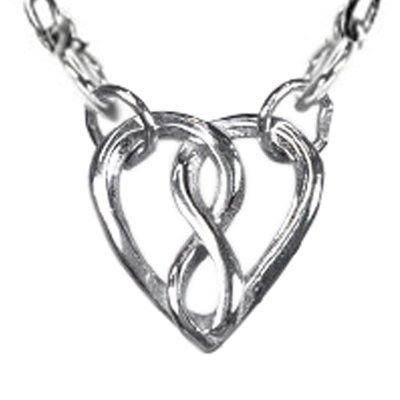 Чокер Вечная любовь, серебро 925