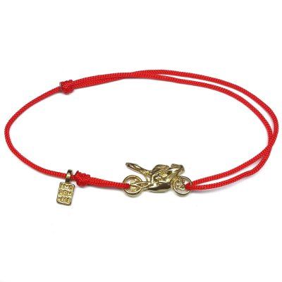  Браслет Мотоцикл Yamaha R1, золото 585