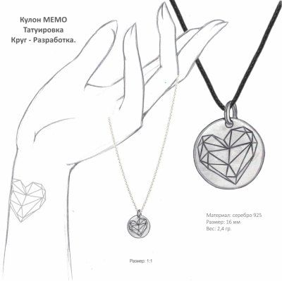 Индивидуальное проектирование кулонов MEMO