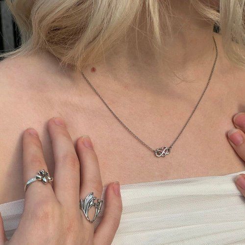 Чокер Твоя любовь вечна, серебро 925 - Amorem фото 1 Аmorem
