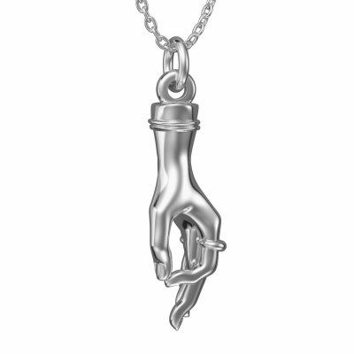 Кулон на цепи Мудра Знания, серебро 925