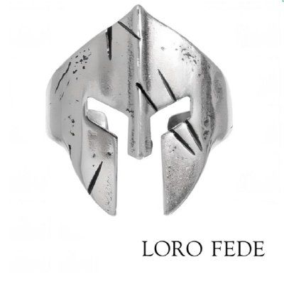 Кольцо LORO FEDE Molon Labe женское, серебро 925