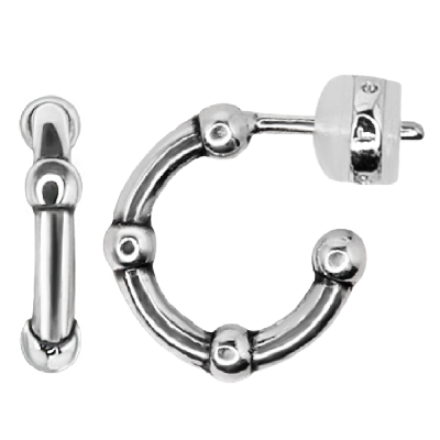  Серьги Притяжение, серебро 925 — символ связи и гармонии