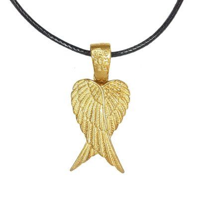  Кулон Крылья, золото 585 — символ свободы и вдохновения