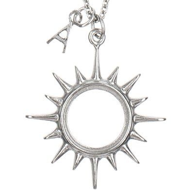Кулон на цепи Вечернее солнце, серебро 925 — символ гармонии и покоя