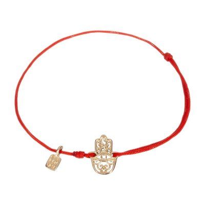 Браслет Хамса с глазом, золото 585 