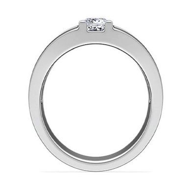 Мужское помолвочное кольцо Уверенность, золото 585 и бриллиант