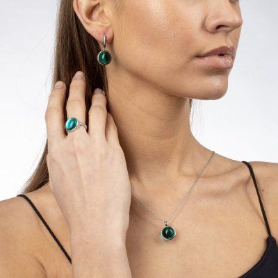 Кольцо Морской бриз большое, турмалин параиба 12 мм, серебро 925