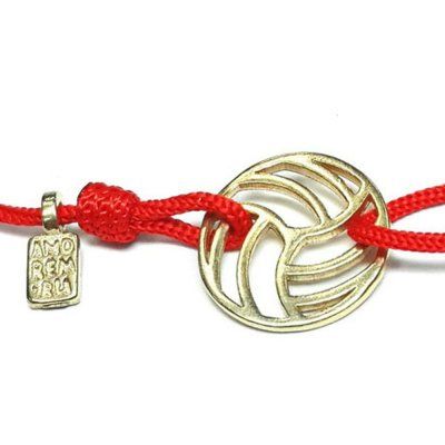  Браслет Волейбольный мяч, золото 585