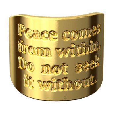 Кольцо Внутренний мир, золото 585 — символ гармонии и осознанности