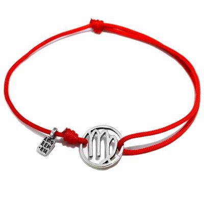 Браслет, знак зодиака Дева, серебро 925