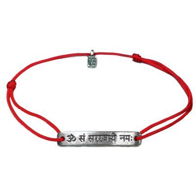 Браслет Мантра Сарасвати, серебро 925