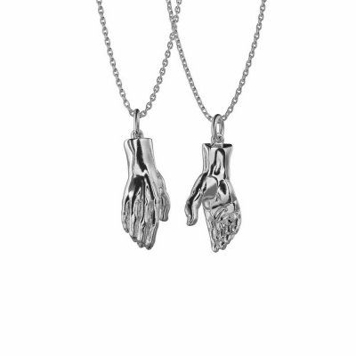 Парные кулоны на цепи Вместе, серебро 925