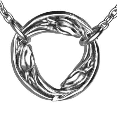 Чокер Тюльпаны, серебро 925 — символ нежности и любви