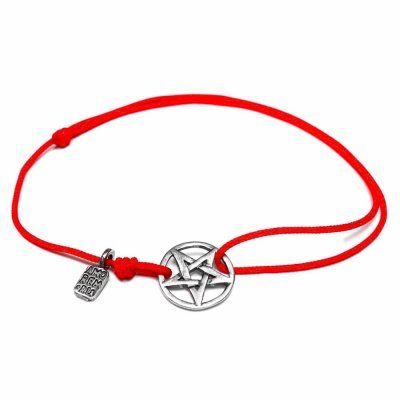  Браслет Пентакль печать царя Соломона, серебро 925