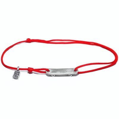  Браслет Скейтборд, серебро 925