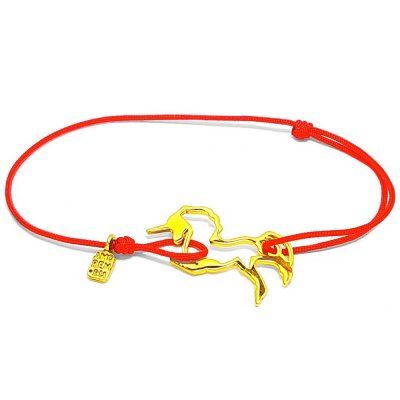  Браслет Единорог, золото 585