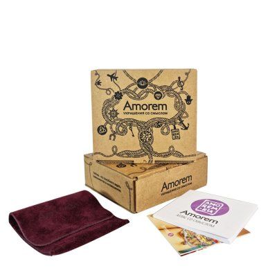 Браслет Атом на цепочке, серебро 925 