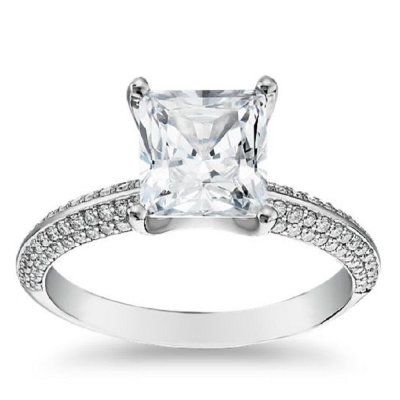 Помолвочное кольцо Звездная пыль, золото 585 и бриллианты