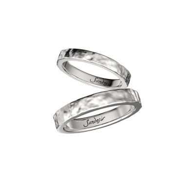 Кольца обручальные Воздушность, золото 585 пробы