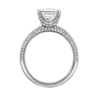 Помолвочное кольцо Звездная пыль, золото 585 и бриллианты