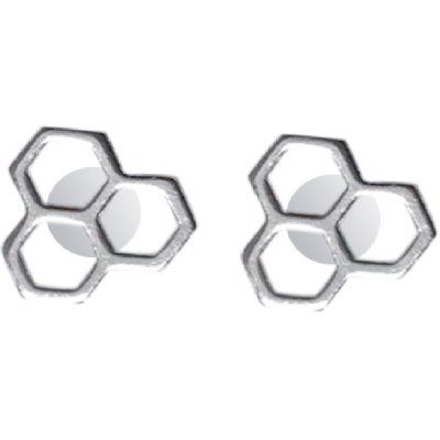 Пусеты Сота малая, серебро 925