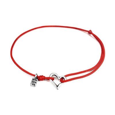Браслет Сердце, серебро 925 