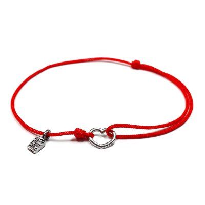 Браслет Сердечко, серебро 925