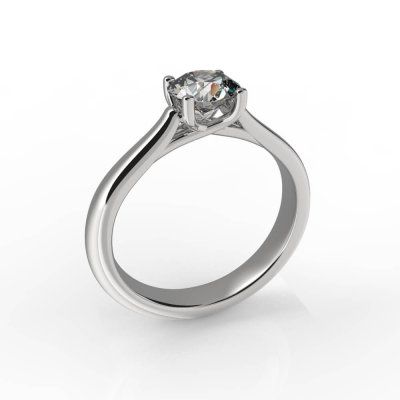 Кольцо помолвочное Навсегда, золото 585