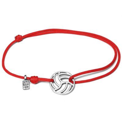  Браслет Волейбольный мяч, серебро 925