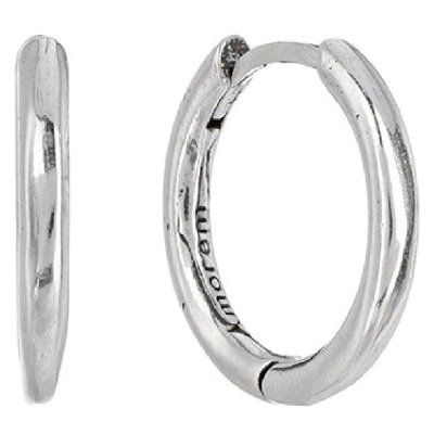 Серьги Круг малый, серебро 925 — символ целостности и баланса